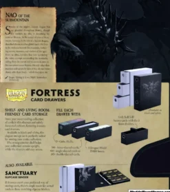 Dragon Shield: Fortress Card Drawers - Black