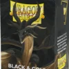 Dragon Shield: Matte Dual Black & Gold (63 x 88 mm) - 100 st