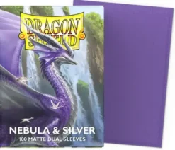 Dragon Shield: Matte Dual Nebula & Silver (63 x 88 mm) - 100 st