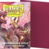 Dragon Shield: Matte Dual Pomegranate & Gold (63 x 88 mm) - 100 st