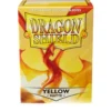 Dragon Shield: Matte Yellow (63 x 88 mm) - 100 st