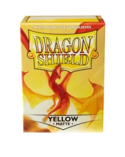 Dragon Shield: Matte Yellow (63 x 88 mm) - 100 st