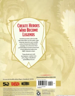 Dungeons & Dragons (2024): Character Sheets