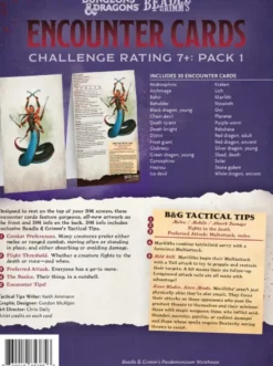 Dungeons & Dragons: Encounter Cards - Challenge Rating 7+ (Pack 1)