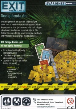 EXIT: The Game - Den Glömda Ön (SVE)