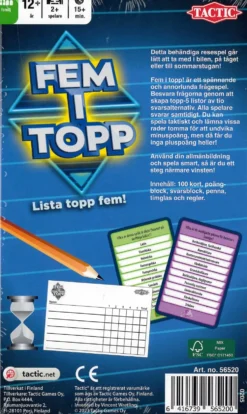 Fem i Topp (Resespel)