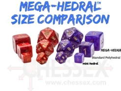 Festive - Circus/Black - Mega-hedral Dice Set