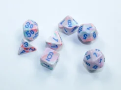 Festive Mini-Polyhedral Pop Art/Blue