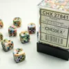 Festive - Vibrant/Brown - d6, 36 st (12 mm, prickar)