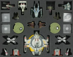Foam Tray for Star Wars X-WING Shadow Caster, StarViper, M3-A Interceptor, IG-2000, Z-95 und Y-Wing and Other