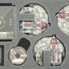 Foam Tray for Star Wars X-WING 3 x Punishing One, Ships and Accessories