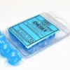 Frosted - Caribbean Blue/White - d10, 10 st