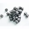 Gamegenic: Galaxy Series - Moon - d6, 36 stycken (12 mm, prickar)
