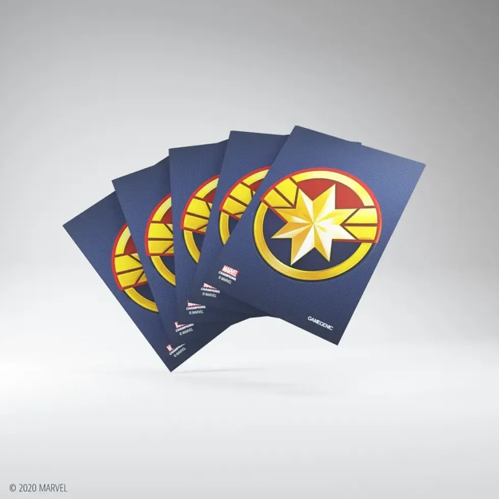 GameGenic: Marvel Champions Art Sleeves - Captain Marvel