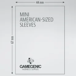 GameGenic: MATTE Board Game Sleeves - Mini American (44 x 67 mm) - 50 st