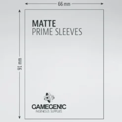 GameGenic: MATTE Prime Sleeves - Blue (66 x 91 mm) - 100 st