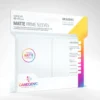 GameGenic: MATTE Prime Sleeves - White (66 x 91 mm) - 100 st