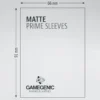 GameGenic: MATTE Prime Sleeves - Red (66 x 91 mm) - 100 st