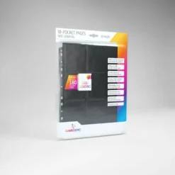 GameGenic: 18-Pocket Pages - Black (Side-Loading) 10st