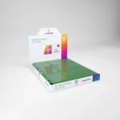 GameGenic: 18-Pocket Pages DISPLAY - Green (Side-Loading) 50st