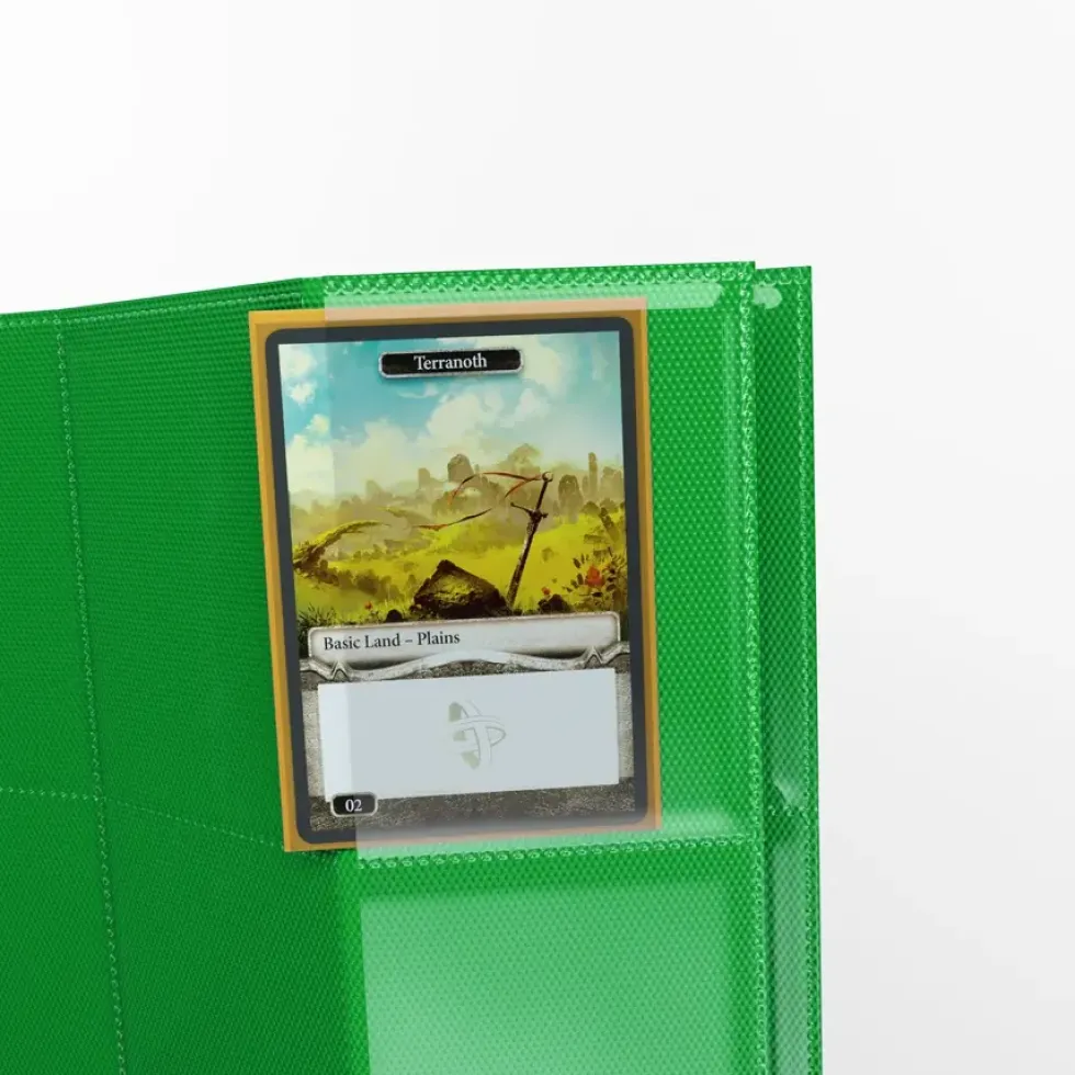 GameGenic: 18-Pocket Pages DISPLAY - Green (Side-Loading) 50st