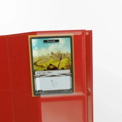GameGenic: 18-Pocket Pages DISPLAY - Red (Side-Loading) 50st