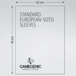GameGenic: PRIME Board Game Sleeves - Standard European (62 x 94 mm) - 50 st