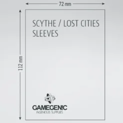 GameGenic: PRIME Board Game Sleeves - Scythe / Lost Cities (72 x 112 mm) - 60 st