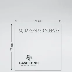 GameGenic: PRIME Board Game Sleeves - Square (73 x 73 mm) - 50 st