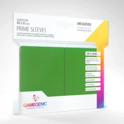 GameGenic: PRIME Sleeves - Green (66 x 91 mm) - 100 st