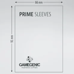 GameGenic: PRIME Sleeves - Lime (66 x 91 mm) - 100 st