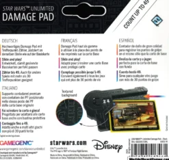 Gamegenic - Star Wars: Unlimited Damage Pad - Black