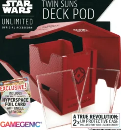Gamegenic - Star Wars: Unlimited Twin Suns Deck Pod - Red