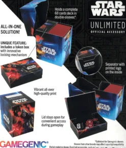 Gamegenic - Star Wars: Unlimited Soft Crate - Rey/Kylo Ren