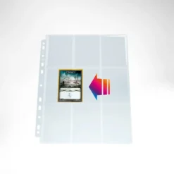 GameGenic: ULTRASONIC 9-Pocket Pages DISPLAY - Clear (Side-Loading) 50st