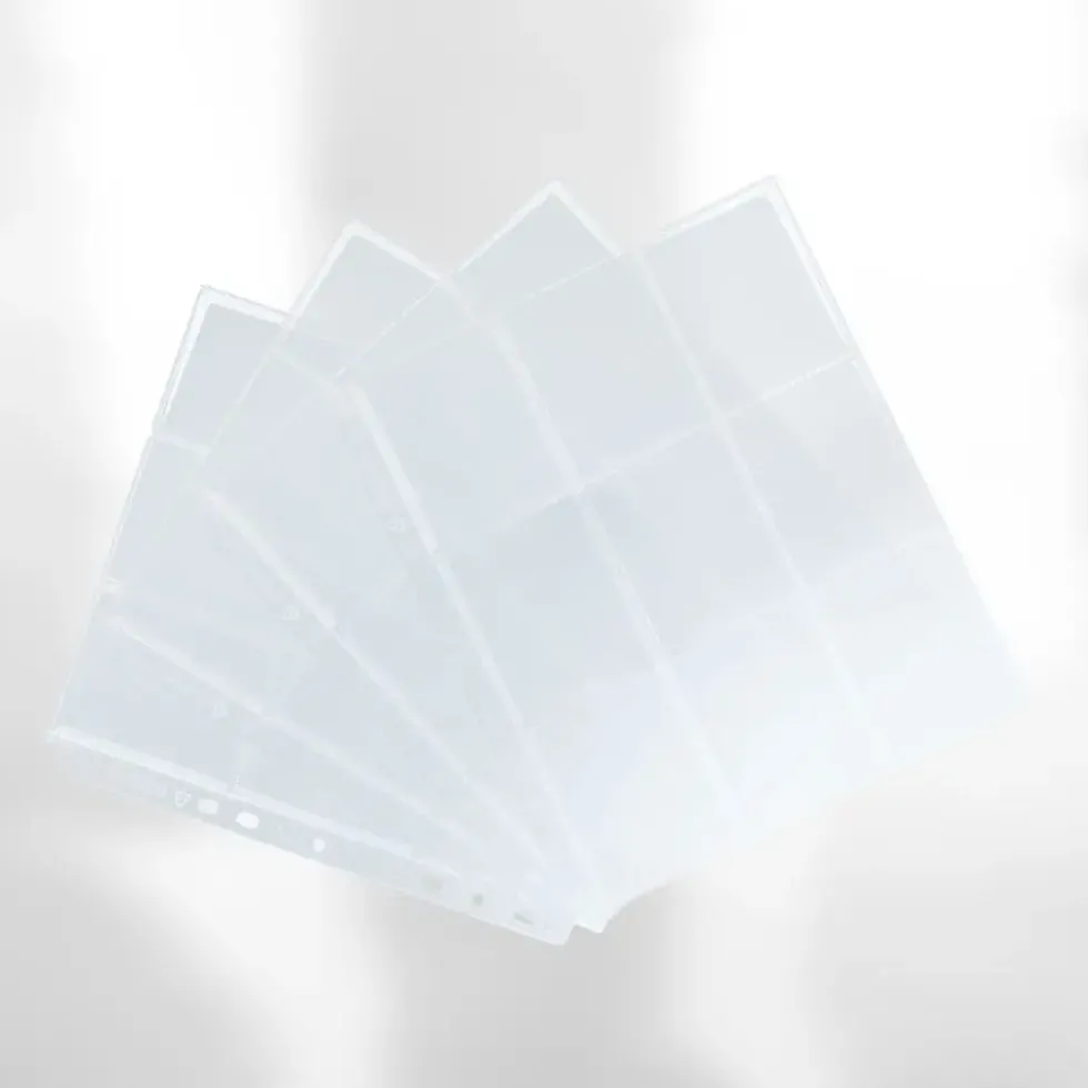 GameGenic: ULTRASONIC 9-Pocket Pages DISPLAY - Clear (Side-Loading) 50st