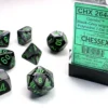 Gemini - Black-Grey/Green - Dice set