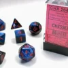 Gemini - Black-Starlight/Red - Dice set