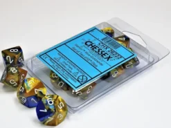 Gemini - Blue-Gold/White - d10, 10st
