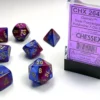 Gemini - Blue-Purple/Gold - Dice set
