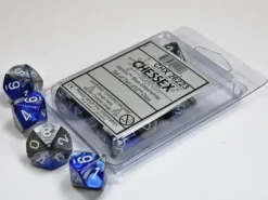 Gemini - Blue-Steel/White - d10, 10st