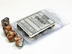 Gemini - Copper-Steel/White - d10, 10st