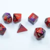 Gemini Mini-Polyhedral Purple-Red/Gold