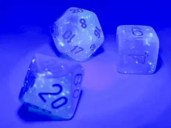 Gemini - Pearl Turquoise-White/Blue - Dice set