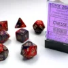 Gemini - Purple-Red/Gold - Dice set