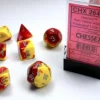 Gemini - Red-Yellow/Silver - Dice set