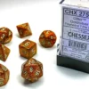 Glitter - Gold/Silver - Dice set