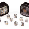 Greifenfels: D6 Series (Marble) - Black & Grey (16 mm, 18 st)
