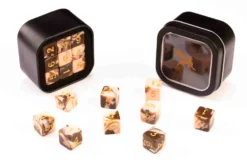 Greifenfels: D6 Series (Marble) - Chocolate & Cream (16 mm, 18 st)