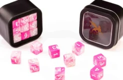 Greifenfels: D6 Series (Marble) - Pink & White (16 mm, 18 st)